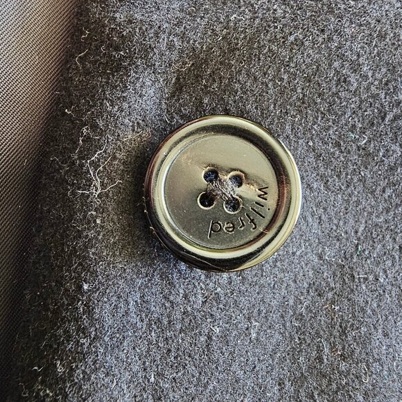 Aritzia Wilfred Cocoon Wool Coat - 2018 - Dark Charcoal - Sz XS - Picture 6 of 16